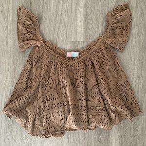 Free people beach off the shoulder top